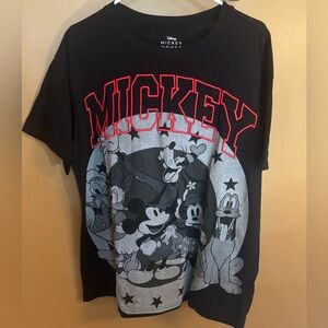 Disney Mickey Men’s Black Tee Size XL